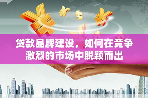 揭东贷款品牌建设，如何在竞争激烈的市场中脱颖而出