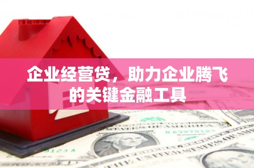 上饶企业经营贷，助力企业腾飞的关键金融工具