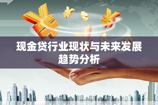 海伦现金贷行业现状与未来发展趋势分析