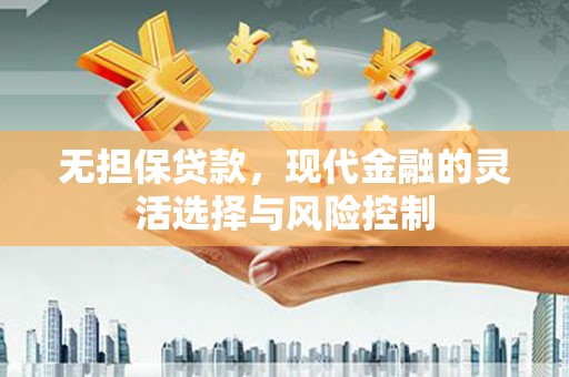 凤泉无担保贷款，现代金融的灵活选择与风险控制