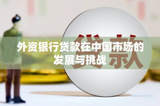 临西外资银行贷款在中国市场的发展与挑战
