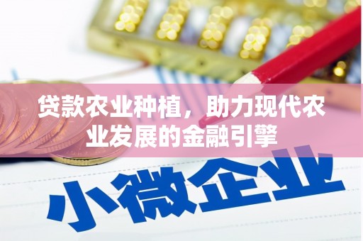 宜丰贷款农业种植，助力现代农业发展的金融引擎