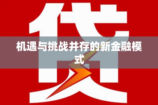 东石机遇与挑战并存的新金融模式