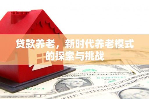 远安贷款养老，新时代养老模式的探索与挑战