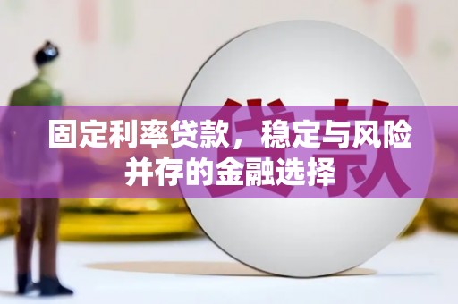 独山子固定利率贷款，稳定与风险并存的金融选择