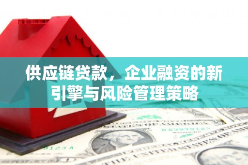 高树供应链贷款，企业融资的新引擎与风险管理策略