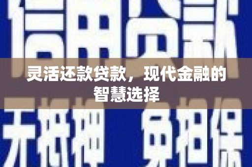 杨浦灵活还款贷款，现代金融的智慧选择