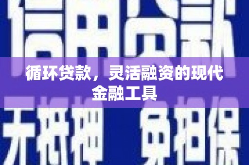 桥东循环贷款，灵活融资的现代金融工具