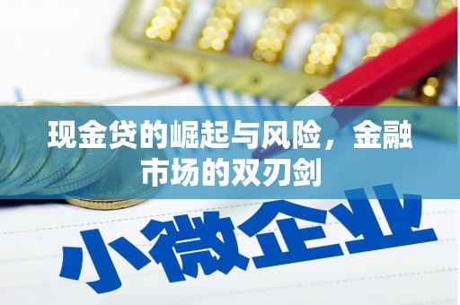 惠民现金贷的崛起与风险，金融市场的双刃剑