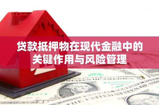 靖宇贷款抵押物在现代金融中的关键作用与风险管理