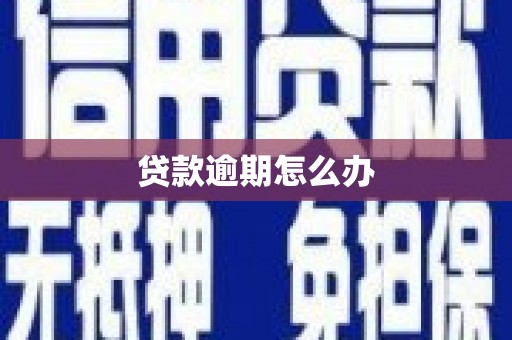会宁贷款逾期怎么办