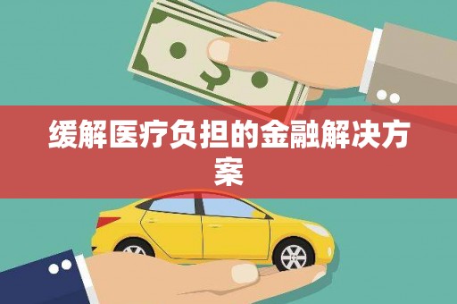 城区缓解医疗负担的金融解决方案