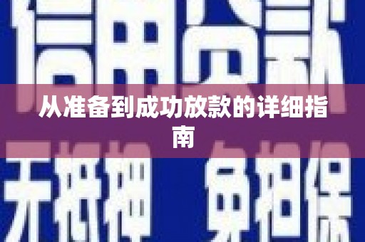 龙崎从准备到成功放款的详细指南