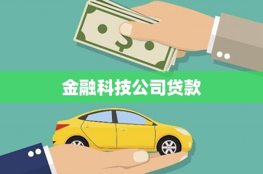 贵溪金融科技公司贷款